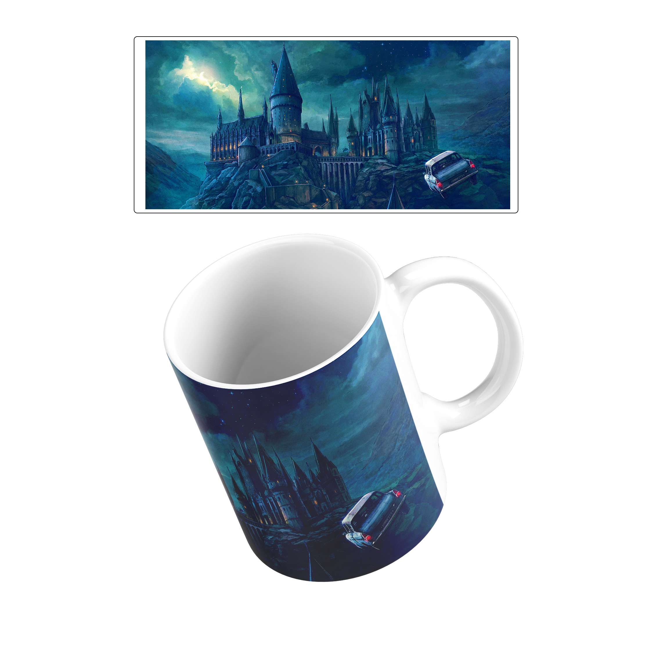 Caneca 325ml - Hogwarts - Ford Anglia
