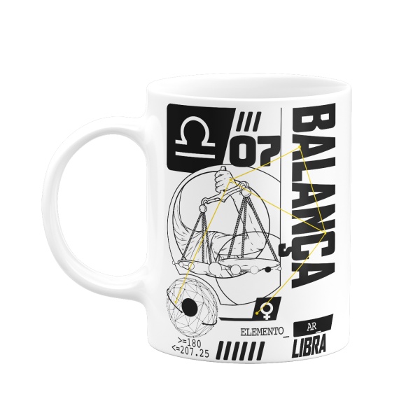 Caneca Zodíaco - Balança