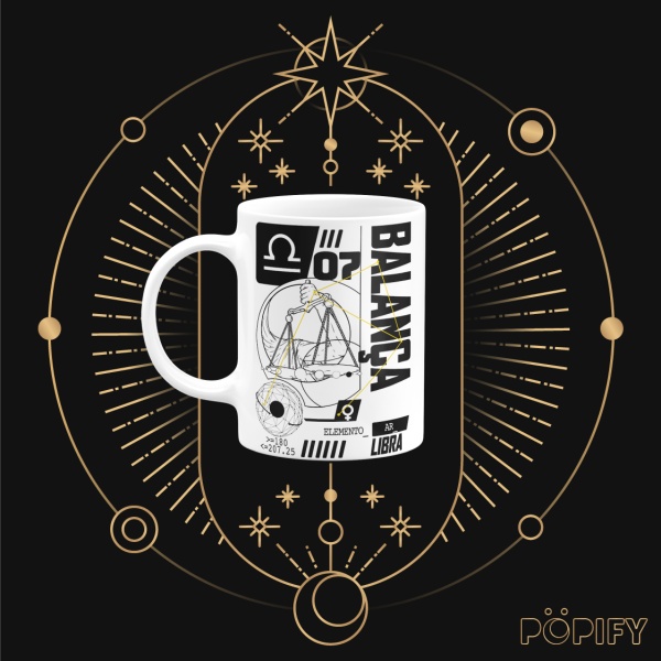 Caneca Zodíaco - Balança