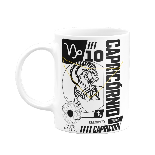 Caneca Zodíaco - Capricórnio