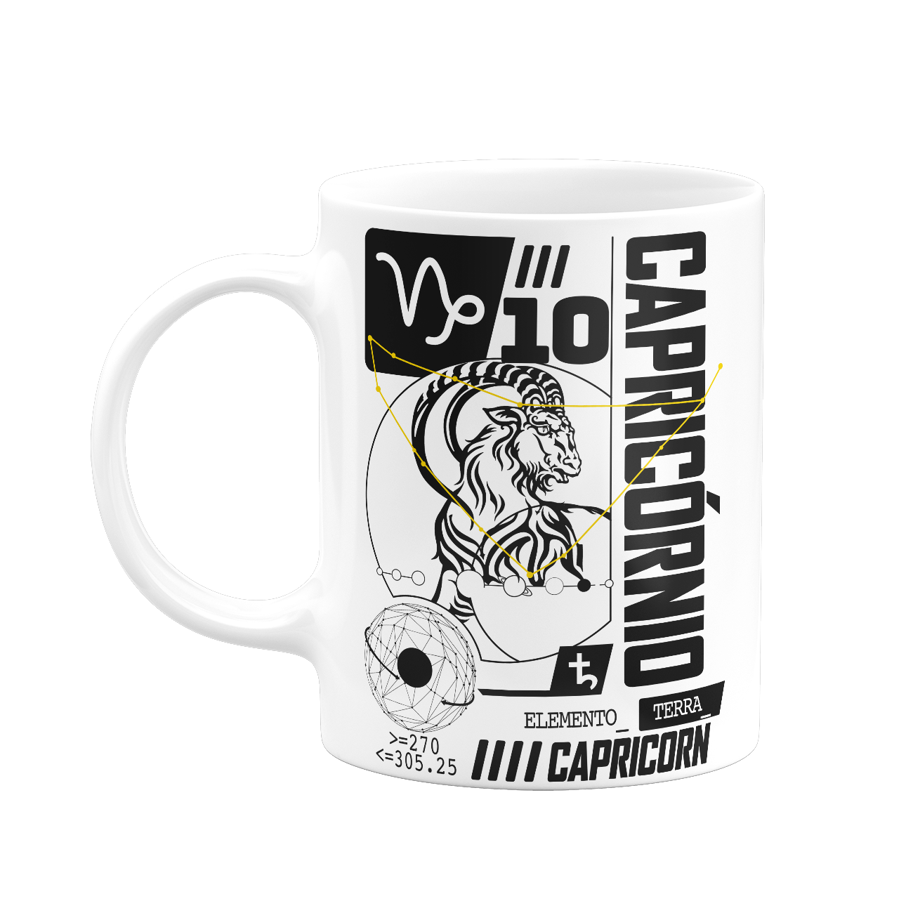 Caneca Zodíaco - Capricórnio