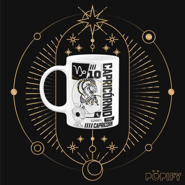 Caneca Zodíaco - Capricórnio