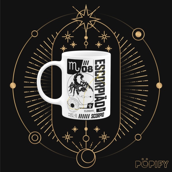 Caneca Zodíaco - Escorpião