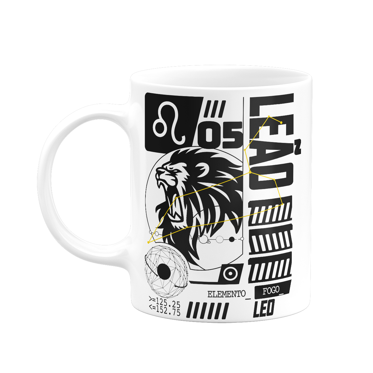 Caneca Zodíaco - Leão