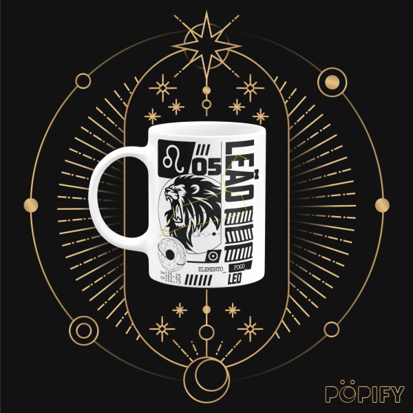 Caneca Zodíaco - Leão