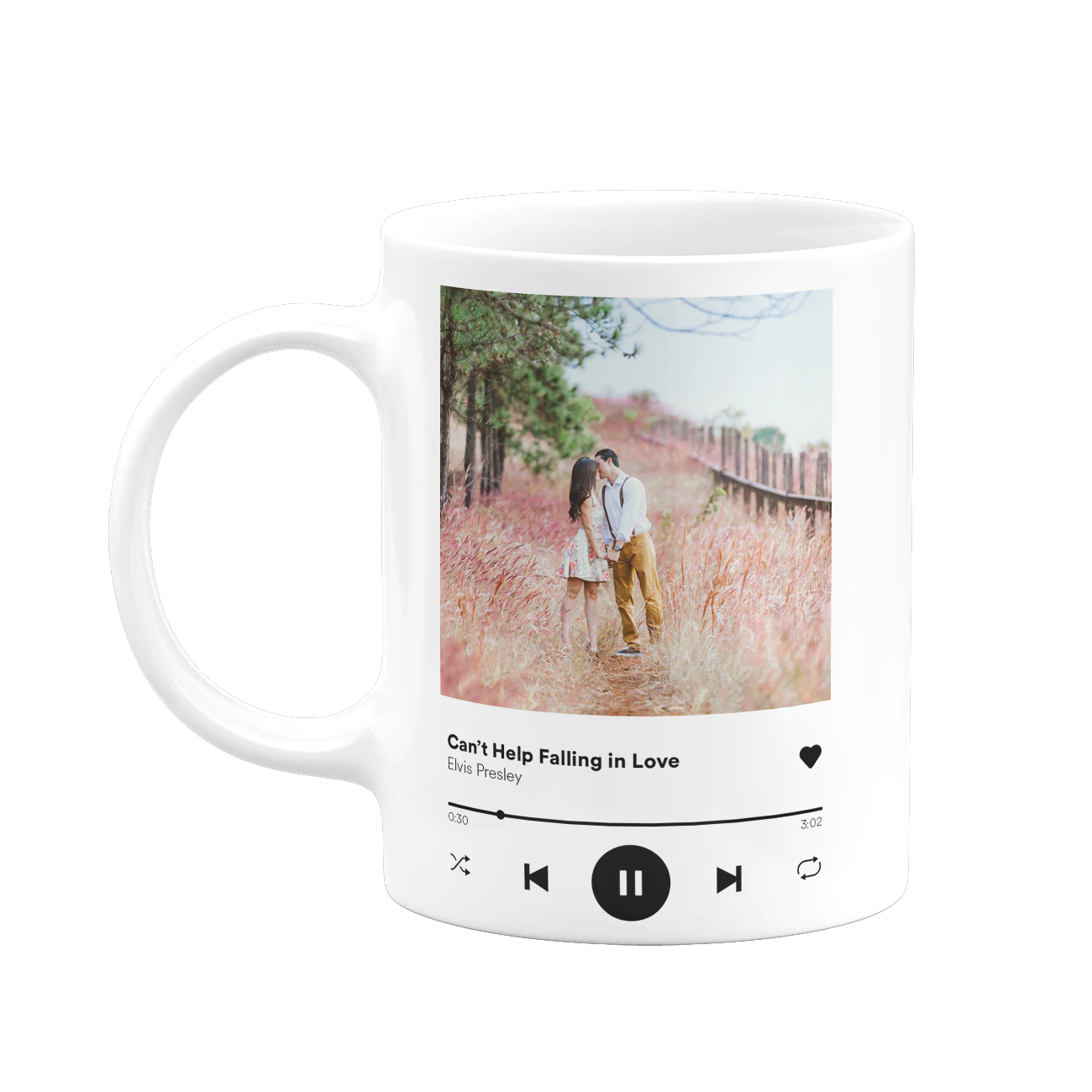 Caneca Spotify Personalizável com música e foto