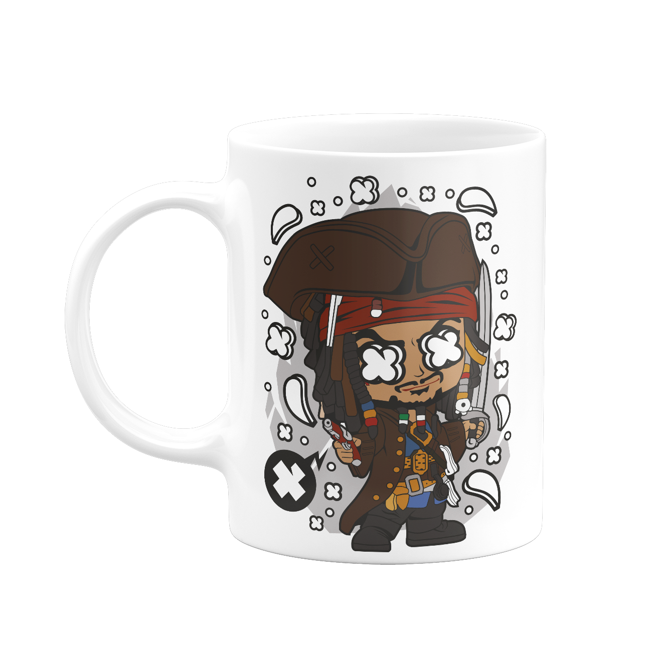 Caneca 325ml - Captain Jack Sparrow (Pirates of the Caribbean)