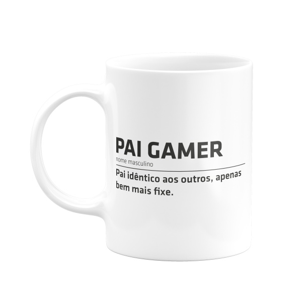 caneca pai gamer