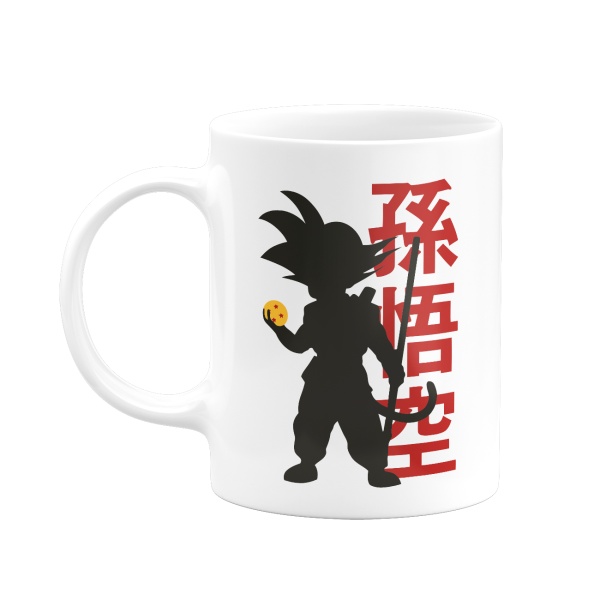 Caneca 325ml - Dragon Ball - Son Goku com Bola de Cristal
