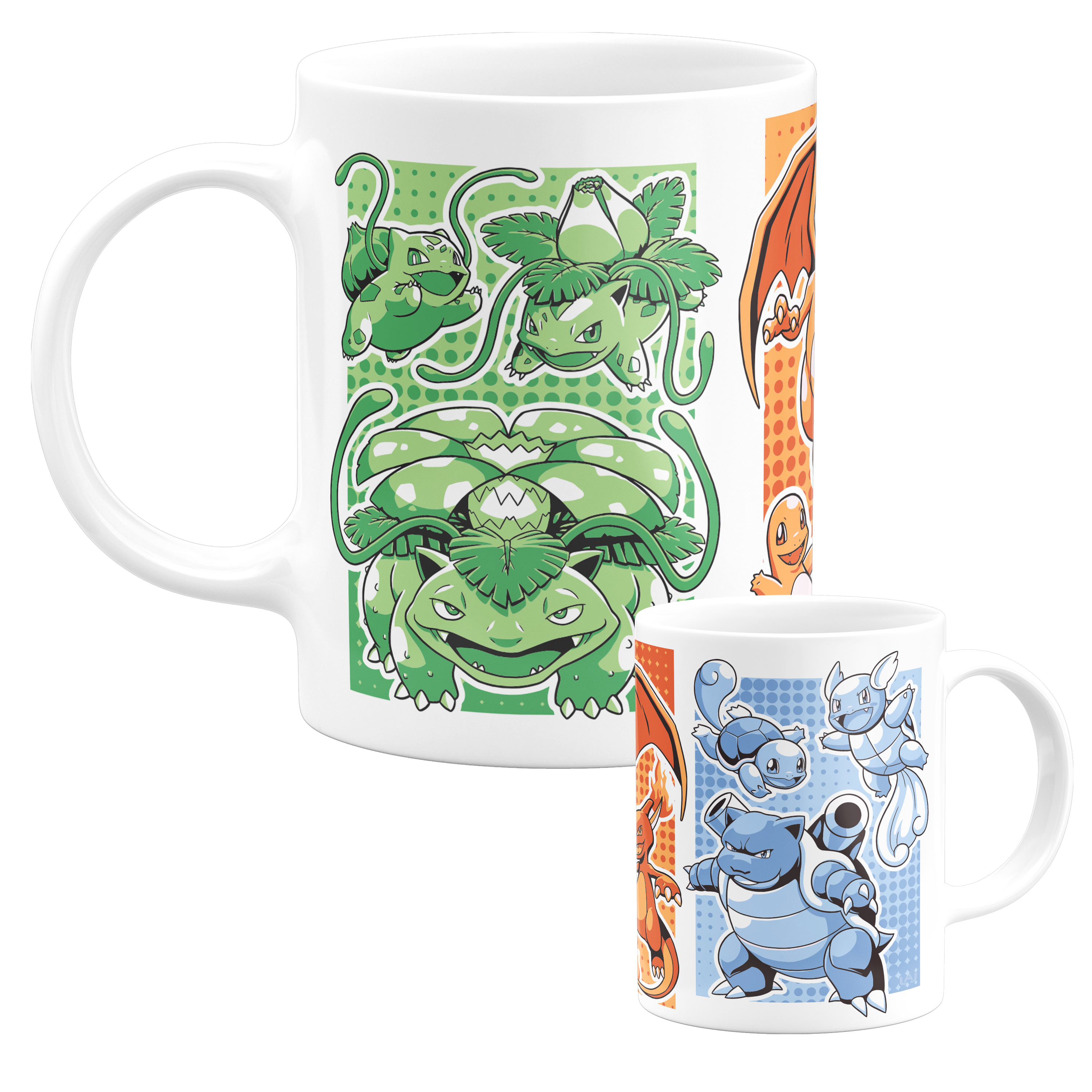Caneca 325ml - Pokémon (Starters)