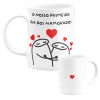 Caneca 325ml - Flork - O nosso primeiro dia dos namorados