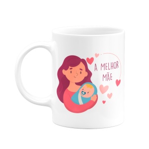 Caneca 330ml - Flork - Porque sou tua mãe e ponto final