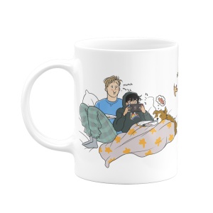 Caneca 330ml - Heartstopper - Charlie and Nick Travel
