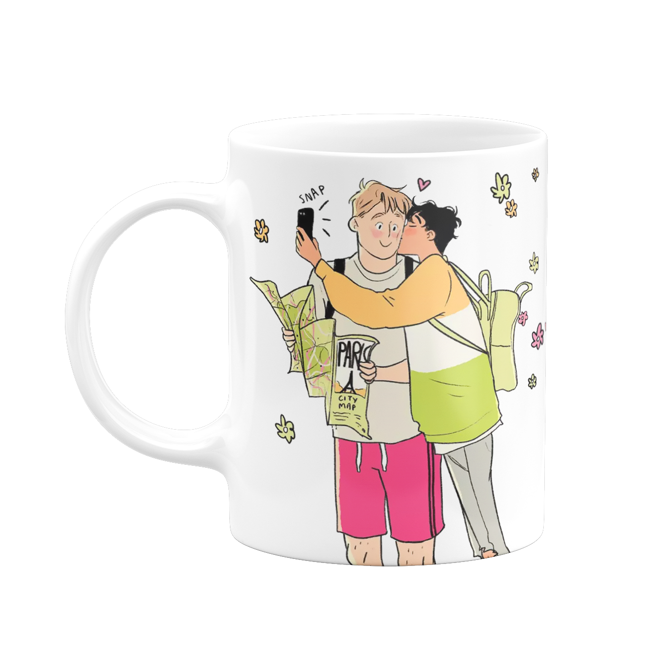 Caneca 330ml - Heartstopper - Charlie and Nick Travel