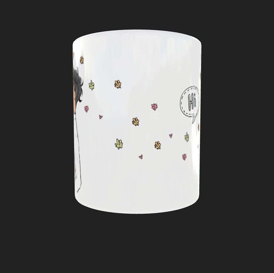 Caneca 330ml - Heartstopper - Charlie and Nick White Kiss