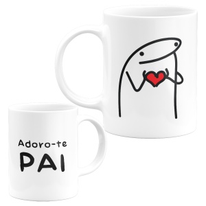 Caneca 325ml - Flork - Adoro-te pai!
