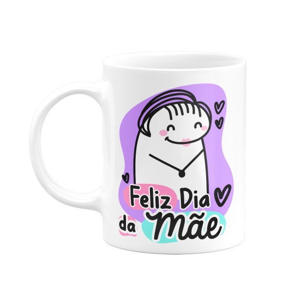 Caneca 330ml - Flork - Feliz Dia da Mãe