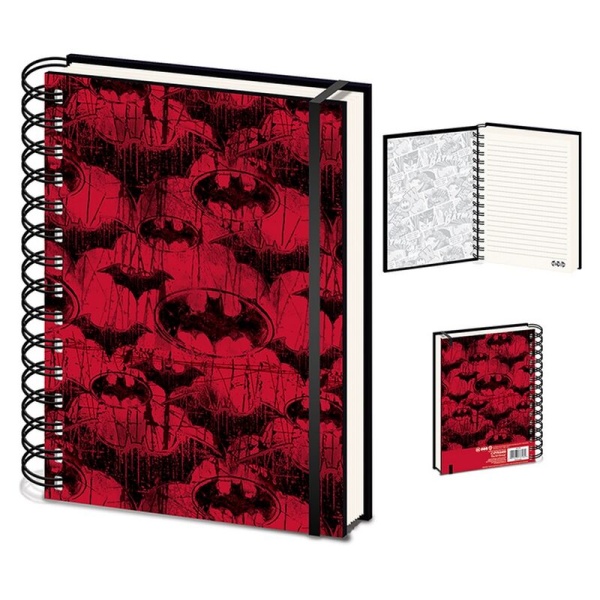 DC Comics Batman (Red) A5 Wiro Notebook