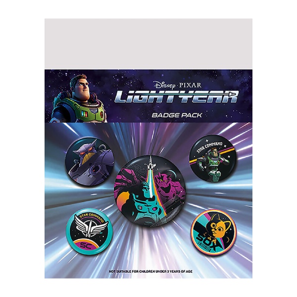 Toy Story - Lightyear Badge Pack (5 Pieces)