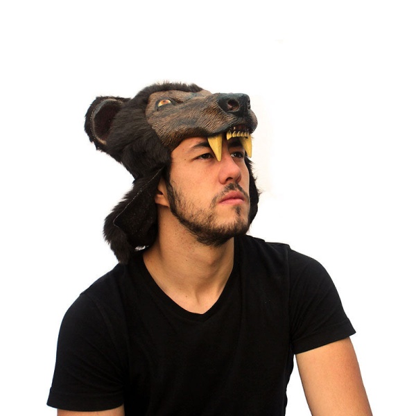 Brown Bear Helmet