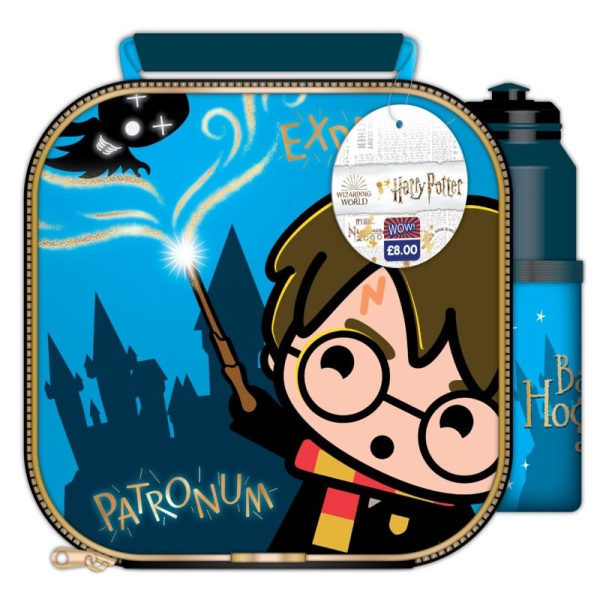 Harry Potter Kawaii 3D Lunch Bag with Bottle
